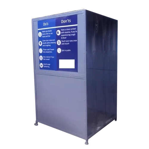 Gray Portable Sanitisation Cabin