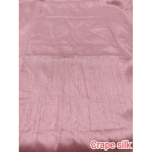 Light Pink Silk Crepe Fabric