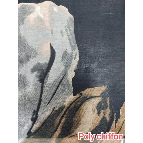 Printed Poly Chiffon Fabric