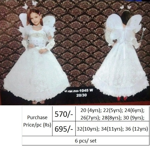Girls Fairy Dress-9 Age Group: 4-12Years