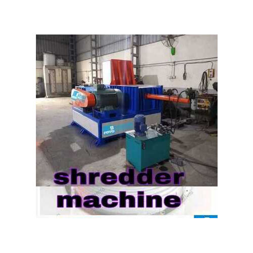 Shredder Machine - Steel, 1200x1000x1500 mm | 5.5 kW Motor Power, 1000 kg/h Shredding Capacity, Rotary Blades