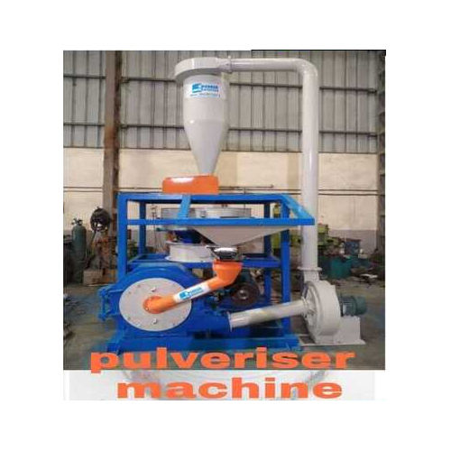 Blue And Grey Plastic Pulverizer Machine