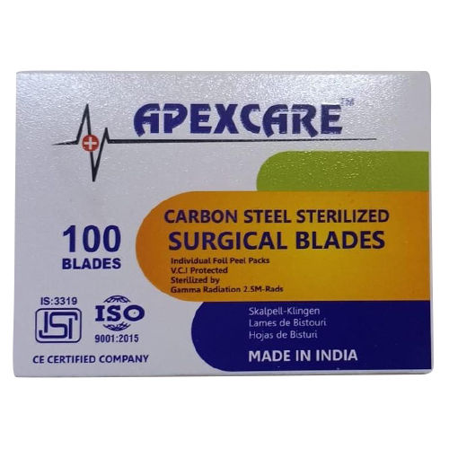 Carbon Steel Sterilized Surgical Blades Application: Commercial