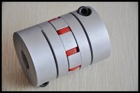 Helical Coupling - Aluminum Alloy, Standard Size, Silver Color, Cylindrical Shape, Polished Surface | Industrial Usage Solution