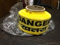 barricading tape