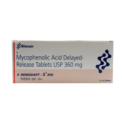 360 Mg Mycophenolic Acid Delayed-Release Tablets Room Temperature 30A C