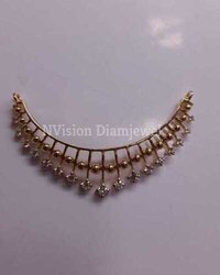 Designer Diamond Mangalsutra Pendant Diamond Carat Weight: 0.49 Carat