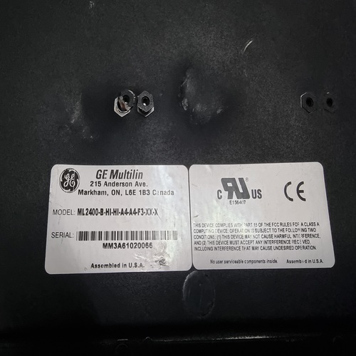 GE MULTILINK ML2400-B-HI-HI-A4-A4-F3-XX-X MANAGED SWITCH