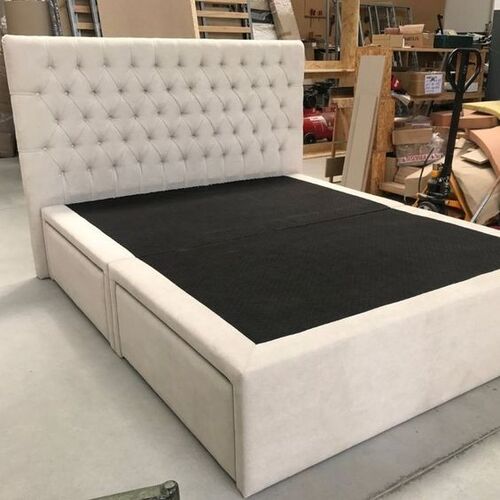 White Modern Luxury Double  Bed