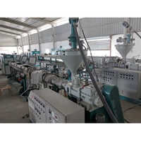 Rigid Pvc Pipe Making Machine - 400 To 450 Capacity, Stainless Steel Material, White Color, 90mm Screw Diameter, Automatic Operation, Plc Control, Belt Drive Type, 1 Year Warranty
