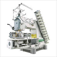 Gathering Machine - White, Semi Automatic, Electric Power Source | Painted Surface Treatment, Ideal For Garments Industrial Applications