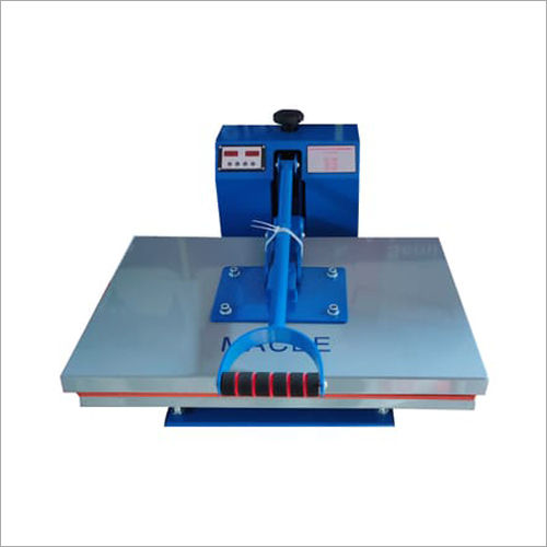 Blue And Silver Manual Scrubber  Machine