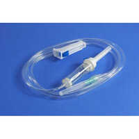 Infusion Set - Plastic, Transparent | Flexible Design, Fluid Filter & Flow Regulator