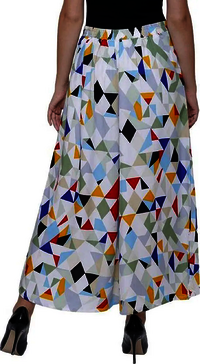HUMAIRA FASHIONS DIAMOND PRINTED CREPE PALAZZO