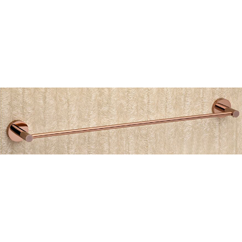 Golden 13 Inch Pvd Rose Gold Finish Towel Rod