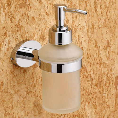 Silver 4 Inch Liquid Soap Dispenser