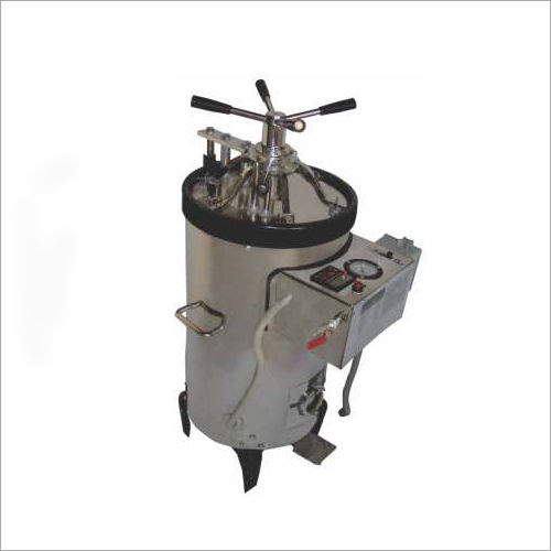 BSE-0073 Vertical Laboratory Autoclave (Radical Locking) - Double Wall