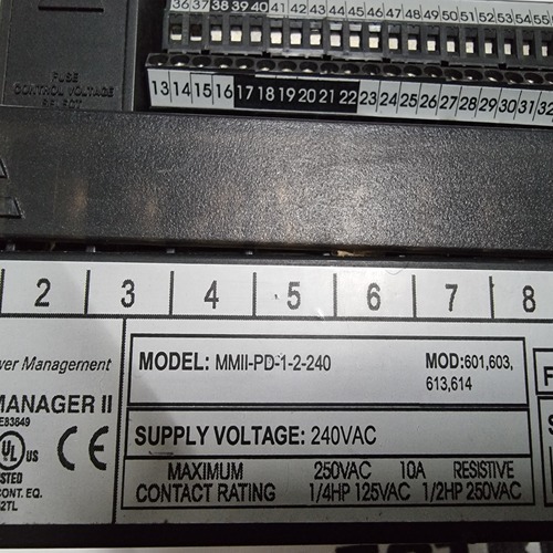 GE CONTROLLER MMII-PD-1-2-240 MM2 MOTOR MANAGER