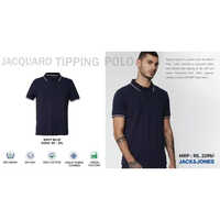 Jack and Jones Jacquard Tipping Polo