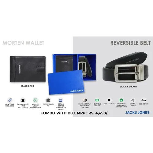 J J Morten Wallet and Reversible Belt