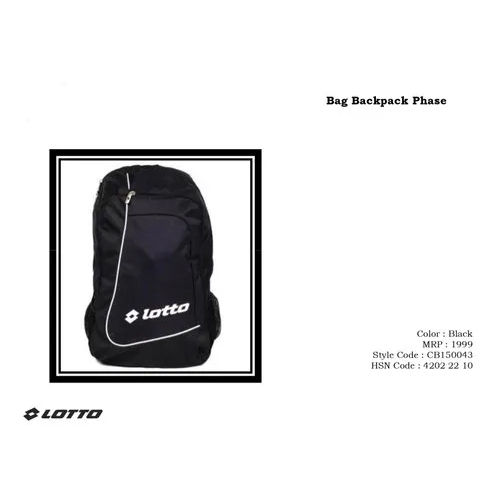 Black Lotto Backpack Phase