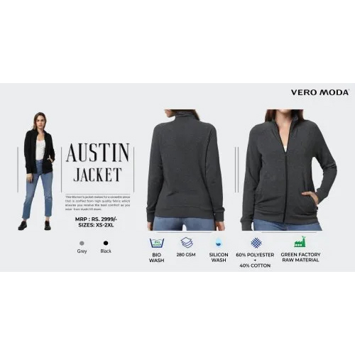 J J Ladies Austin Jacket