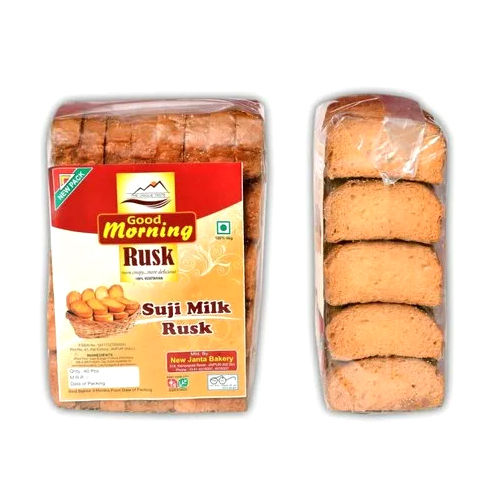 Sweet Crunchy Suji Milk Rusk