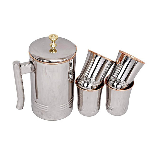 Copper Jug With Knob
