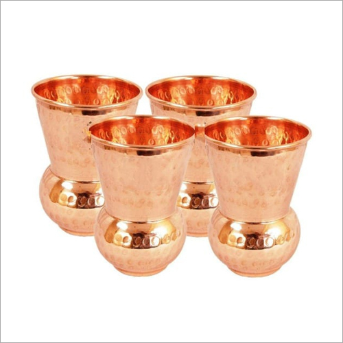 Copper Glass Tumbler Set