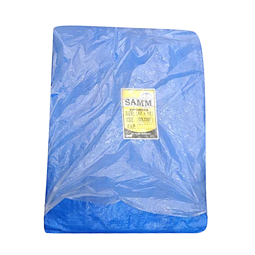 12x12 PVC Tarpaulin - PVC, 12x12 ft, Blue | Water Resistant, Durable, UV Resistant, Lightweight, Easy to Clean