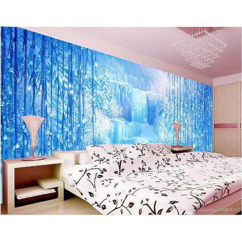 3D Wallpaper - Digital Printed | Modern Style, Varying Sizes, Colors, and Materials for Industrial Usage
