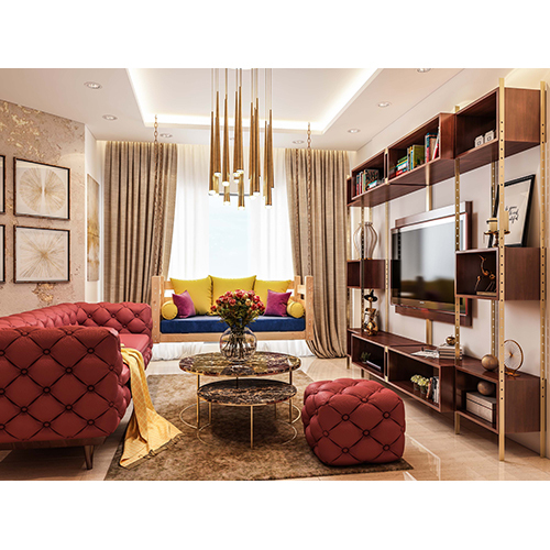 Fancy Living Room Interior Design Service
