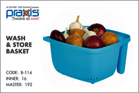 Wash And Store Basket (plastic Colander)