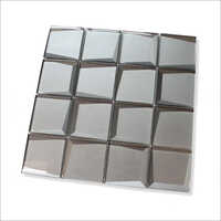 Square Beveled Glass - Transparent Laminated Glass, 1/4 To 1/2 Thickness | Versatile Usage For Doors, Cabinets, And Suncatchers