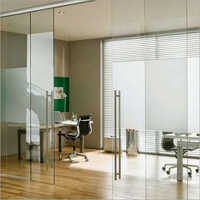 Frameless Glass Door Application: Interior