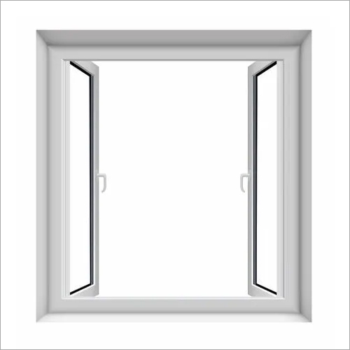 Transparent Window Glass - Framed Design, Glass and Metal Materials for Decorative Usage