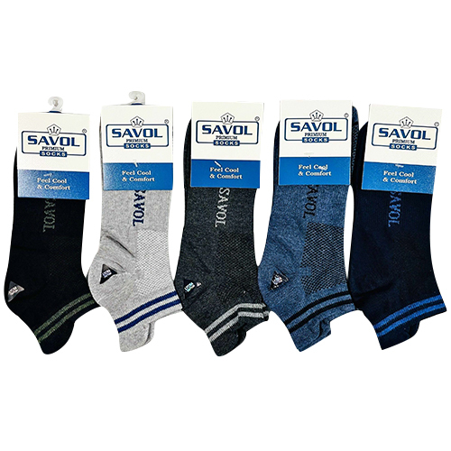 Lycra Cotton S Jalli Sneacker Socks