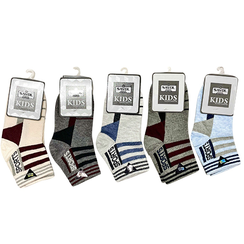 Kids Lycra Cotton Ankle Socks