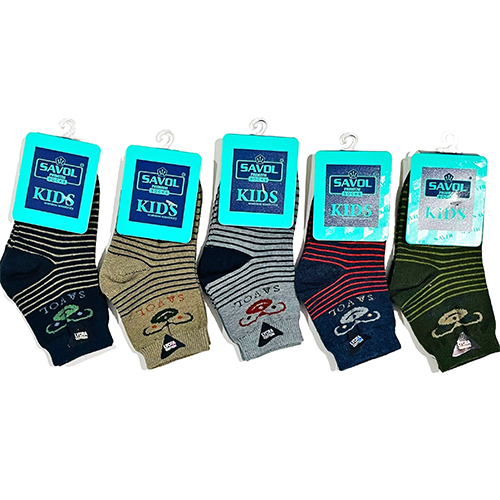 Kids Printed Ankle Socks