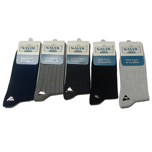 Lycra Cotton S Fine Plane Rib Socks Age Group: Available For All Age Group