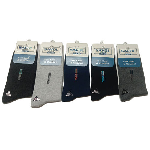 Lycra Cotton S Fine Mid-Calf Length Long Socks Age Group: Available For All Age Group