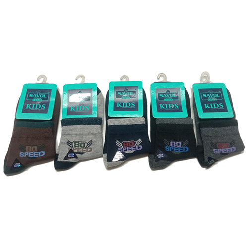 Fancy Lycra Cotton Kids Ankle Socks