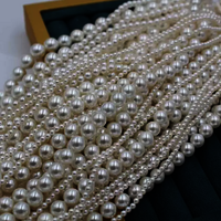 Plastic Pearl Beads - Various Sizes, White Glossy Finish | High-quality Round Beads For Fashion Garments