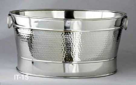 Metal Silver Color Ice Tub