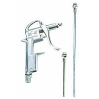 Aluminium Air Blow Gun - Metal Construction, Different Sizes Available, Silver Color | Industrial Air Tool For Inflation & Dust Elimination
