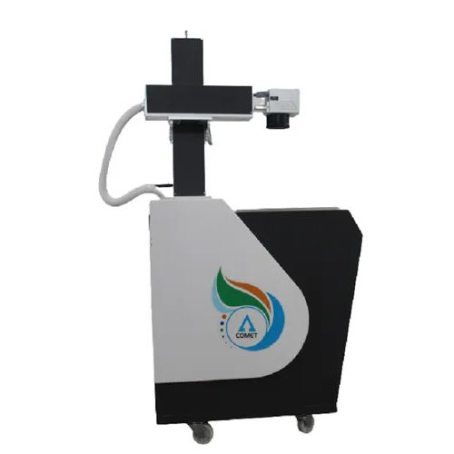 White Fiber Laser Metal Marking Machine