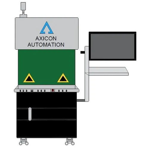 White Auto Parts Laser Marking Machine