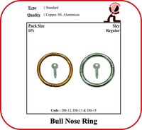 Bull Nose Ring - Brass - Application: Veterinary Purpose