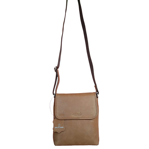 Moisture Proof Ladies Brown Sling Bag