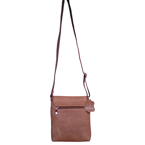 Moisture Proof Fancy Brown Sling Bag